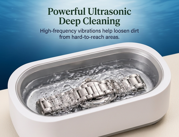 Cleans your metal strap watch